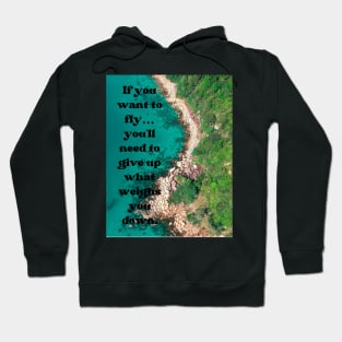 Give up what is weighing you down Hoodie